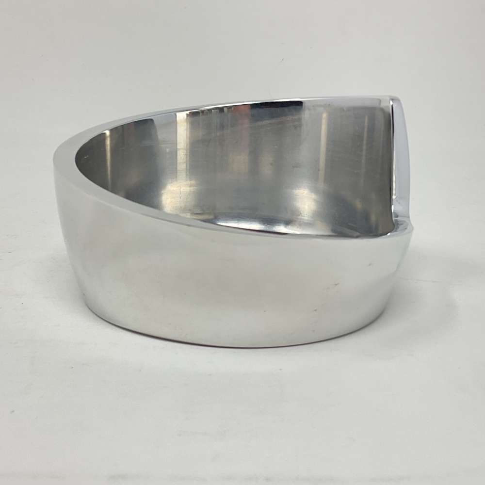 Nambe 6189 Silver Tone Spiral Metal Wine Bottle Coaster